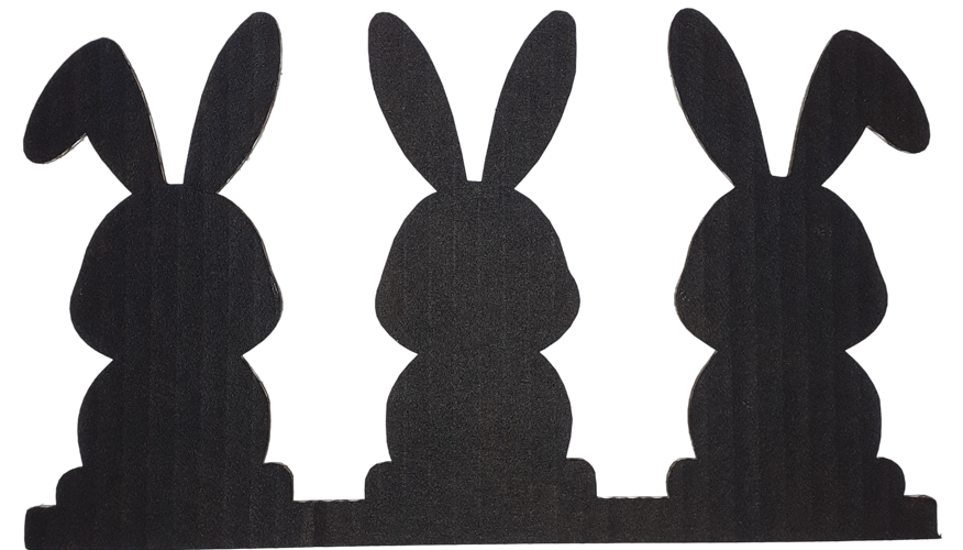 Décoration de porte - Lapin